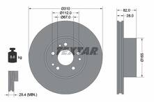 Тормозной диск Textar 92056700 для Mercedes-Benz S-Class W140 / рестайлинг