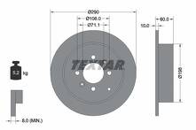 Тормозной диск Textar 92080703 92080703