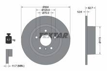 Тормозной диск Textar  92095203