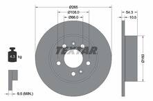 Тормозной диск Textar 92096300 для Renault Espace 3 пок.