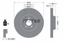 Тормозной диск Textar 92132405 для Audi A6 C6 / седан / рестайлинг