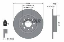 Тормозной диск Textar 92145903 для Opel Adam M13