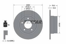Тормозной диск Textar 92146003 для BMW Z4 E85
