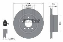 Тормозной диск Textar 92146103 для BMW Z4 E85