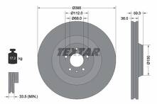 Тормозной диск Textar 92184205 для Audi A8 D3