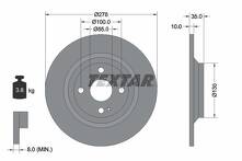 Тормозной диск Textar 92188303 для Mazda MX-5 2 пок. / рестайлинг