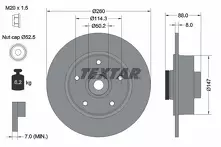 Тормозной диск Textar  92196003