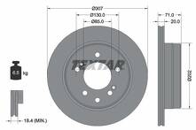 Тормозной диск Textar 92203103 для SsangYong Rodius 1 пок.