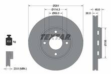 Тормозной диск Textar 92204400 92204400