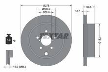 Тормозной диск Textar 92278503 для Subaru Forester 5 пок. / SK / рестайлинг