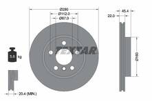 Тормозной диск Textar 92279203 для BMW 2 серии F45 / Active Tourer / рестайлинг