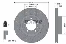 Тормозной диск Textar 92279605 для Porsche Boxster 982 / кабриолет