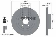 Тормозной диск Textar 92287303 для Dodge Nitro 1 пок.