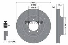 Тормозной диск Textar 92287905 для Porsche 911 991 тарга / рестайлинг