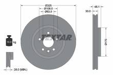 Тормозной диск Textar 92300505 для Jaguar XF X260 / Sportbrake / рестайлинг