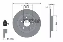 Тормозной диск Textar 92301303 для Honda Civic 10 пок. / 5D / хэтчбек