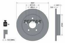 Тормозной диск Textar 92301403 для Toyota C-HR 1 пок.