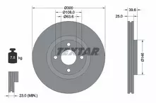 Тормозной диск Textar 92315503 для Ford EcoSport 2 пок.