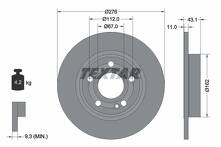 Тормозной диск Textar 92316803 для Mercedes-Benz B-Class W247 / Sports Tourer / рестайлинг