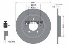 Тормозной диск Textar 92333303 для Hyundai Sonata 8 пок.