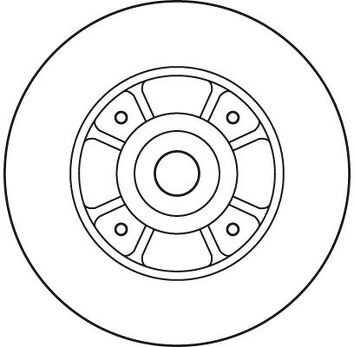 TRW DF2706BS <span>тормозной диск полный</span>