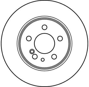 TRW DF2594 <span>тормозной диск полный</span>