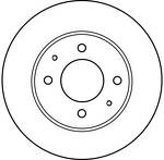 Тормозной диск TRW  DF4158