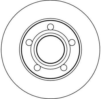 TRW DF4026 <span>тормозной диск полный</span>