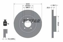 Тормозной диск Textar 92345705 для Mercedes-Benz G-Class W463 / рестайлинг 3