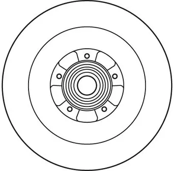 TRW DF4228BS <span>тормозной диск полный</span>