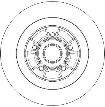 TRW DF6202BS <span>тормозной диск полный</span>