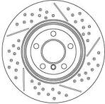 Тормозной диск TRW  DF6601S