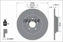 Тормозной диск Textar 92348203 для Mazda CX-9 TC