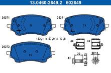Передние тормозные колодки ATE 13.0460-2649.2 для Ford Puma 2 пок.