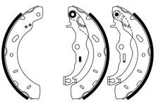 Задние тормозные колодки Bosch 0 986 487 796 для Ford Tourneo Courier 1 пок.