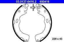 Задние тормозные колодки ATE 03.0137-0416.2 для Mazda 626 GF / седан