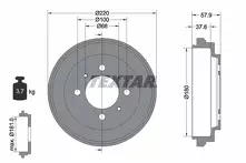 Задний тормозной барабан Textar 94020900