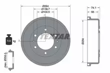 Задний тормозной барабан Textar 94022100