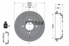 Задний тормозной барабан Textar 94028000