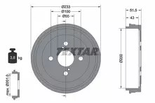 Задний тормозной барабан Textar 94029300