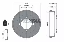 Задний тормозной барабан Textar 94030100