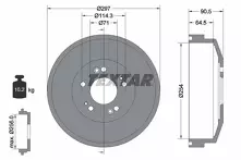 Задний тормозной барабан Textar 94030500