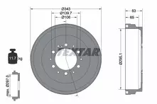 Задний тормозной барабан Textar 94036200