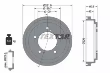Задний тормозной барабан Textar 94036600