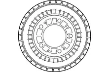 Задний тормозной барабан TRW DB4170