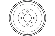 Задний тормозной барабан TRW DB4210