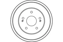 Задний тормозной барабан TRW DB4223