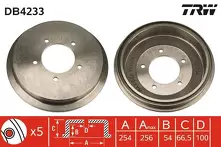 Задний тормозной барабан TRW DB4233