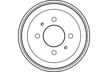 Задний тормозной барабан TRW DB4239