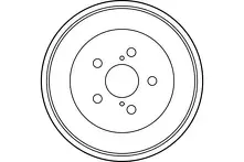 Задний тормозной барабан TRW DB4257